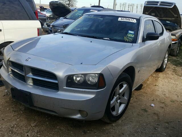 2B3KA33V29H585575 - 2009 DODGE CHARGER SILVER photo 2