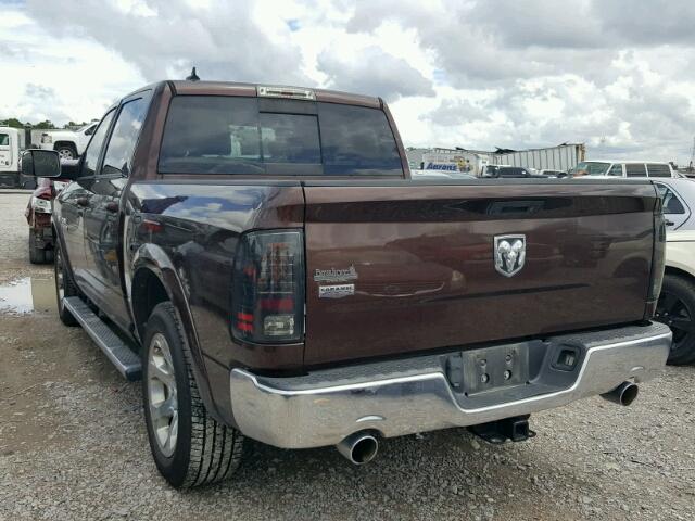 1C6RR6NT7ES258733 - 2014 RAM 1500 LARAM BROWN photo 3