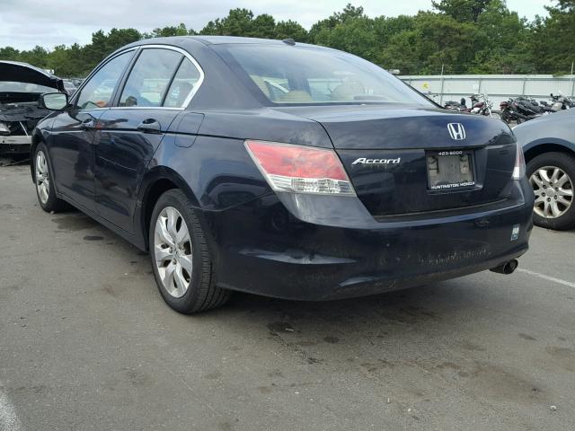 1HGCP26828A011588 - 2008 HONDA ACCORD EXL BLACK photo 3