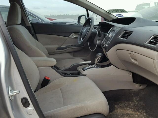 2HGFB2F51DH539670 - 2013 HONDA CIVIC LX SILVER photo 5