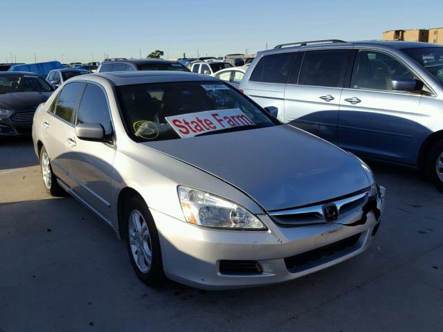 1HGCM56727A149776 - 2007 HONDA ACCORD SILVER photo 1