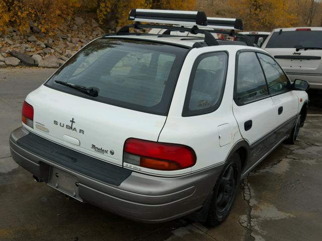 JF1GF4855VG821796 - 1997 SUBARU IMPREZA WHITE photo 4