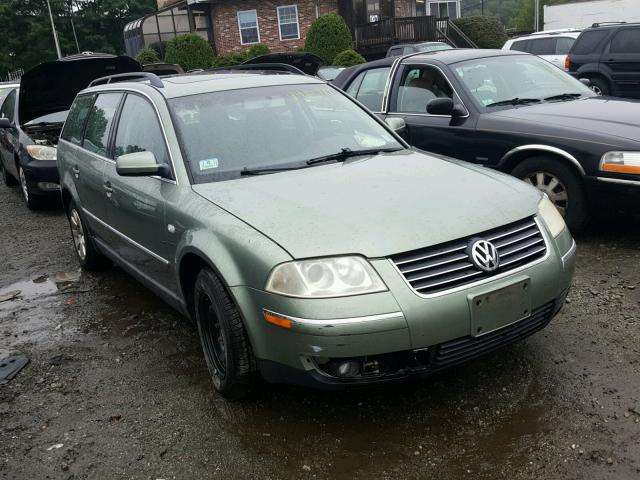 WVWVD63B03E123847 - 2003 VOLKSWAGEN PASSAT GLS GREEN photo 1