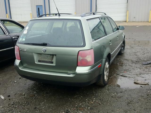 WVWVD63B03E123847 - 2003 VOLKSWAGEN PASSAT GLS GREEN photo 4