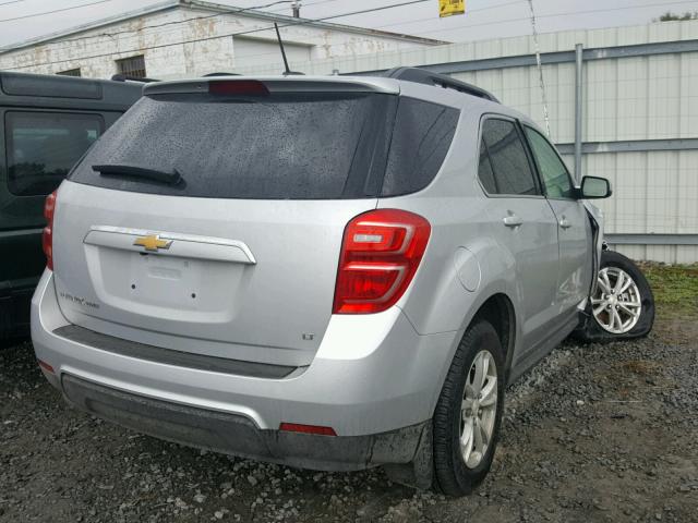 2GNFLFEK4H6290719 - 2017 CHEVROLET EQUINOX LT SILVER photo 4