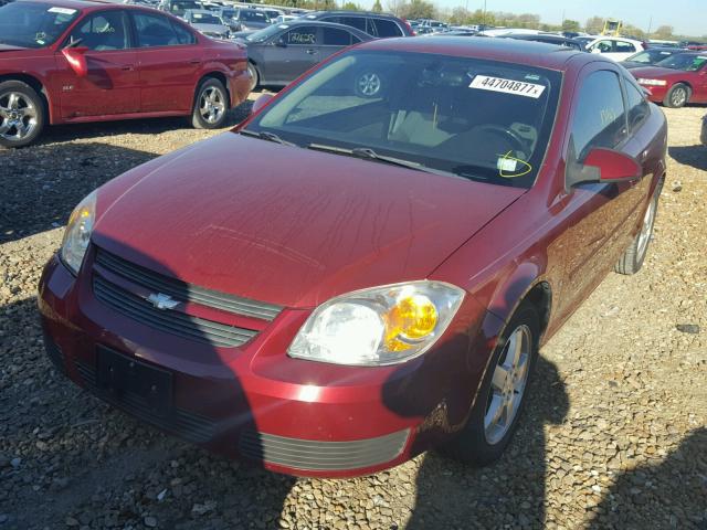 1G1AL15F177366929 - 2007 CHEVROLET COBALT LT RED photo 2