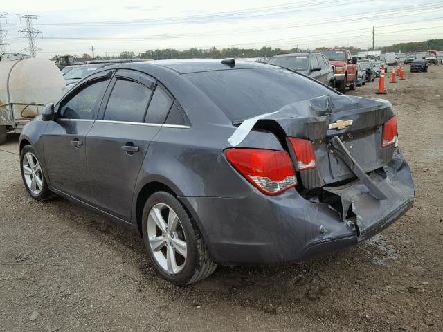 1G1PE5SB5D7143916 - 2013 CHEVROLET CRUZE LT CHARCOAL photo 3