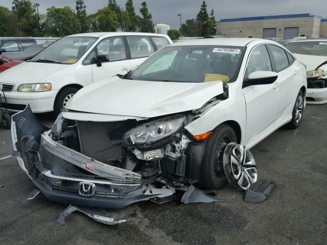 19XFC2F50GE230560 - 2016 HONDA CIVIC LX WHITE photo 2