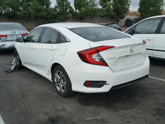 19XFC2F50GE230560 - 2016 HONDA CIVIC LX WHITE photo 3