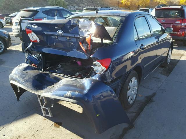 1NXBR32E05Z541313 - 2005 TOYOTA COROLLA CE BLUE photo 4