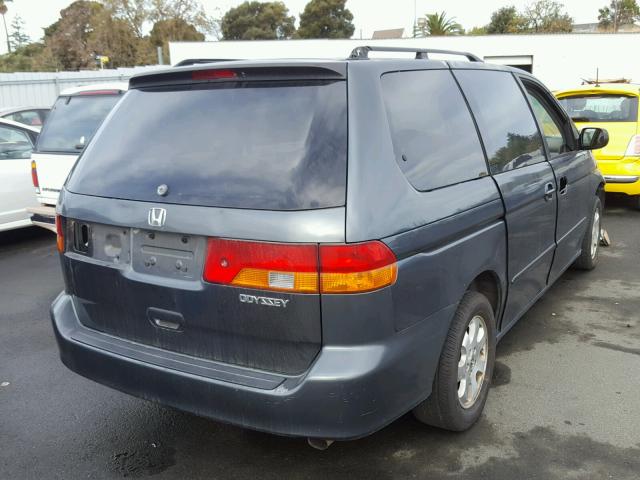 5FNRL18693B032870 - 2003 HONDA ODYSSEY GRAY photo 4