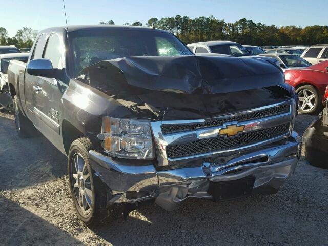 1GCRCSE07CZ323318 - 2012 CHEVROLET SILVERADO BLACK photo 1