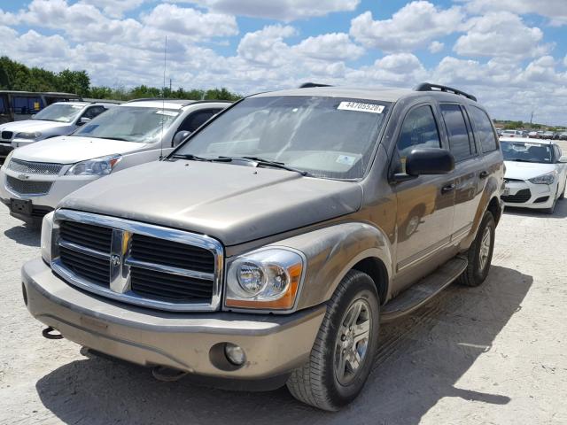 1D8HB58D94F159220 - 2004 DODGE DURANGO LI BROWN photo 2