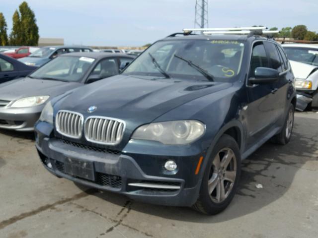 5UXFE83548L165673 - 2008 BMW X5 GREEN photo 2