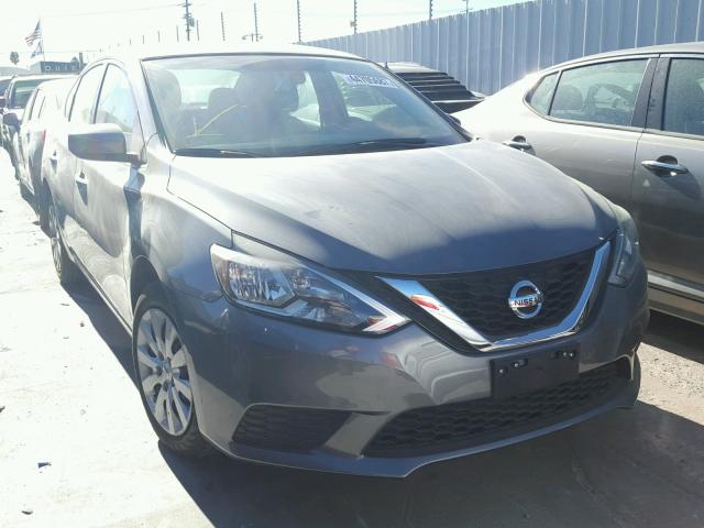 3N1AB7AP9GY337157 - 2016 NISSAN SENTRA S GRAY photo 1