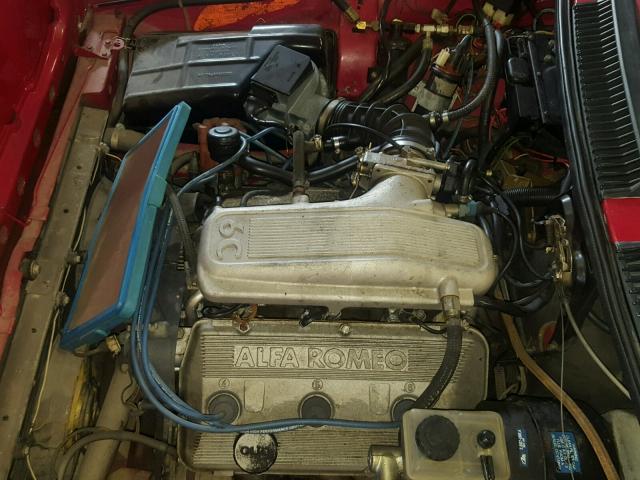ZARAA6695G1007806 - 1986 ALFA ROMEO GT V6 2.5 RED photo 7