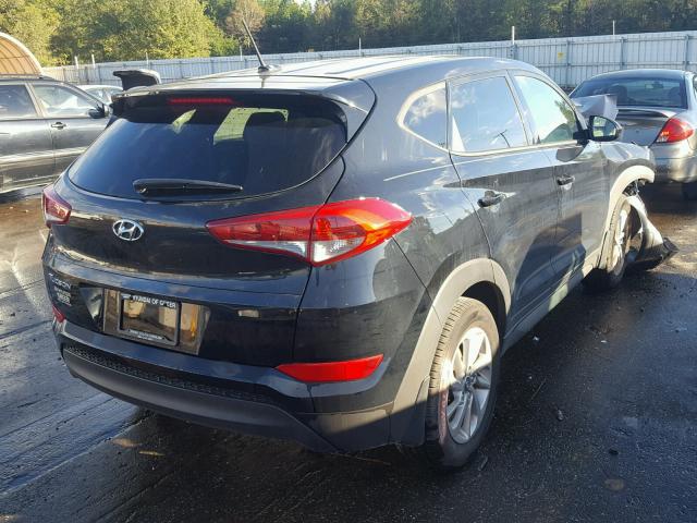 KM8J23A46GU253310 - 2016 HYUNDAI TUCSON SE BLACK photo 4