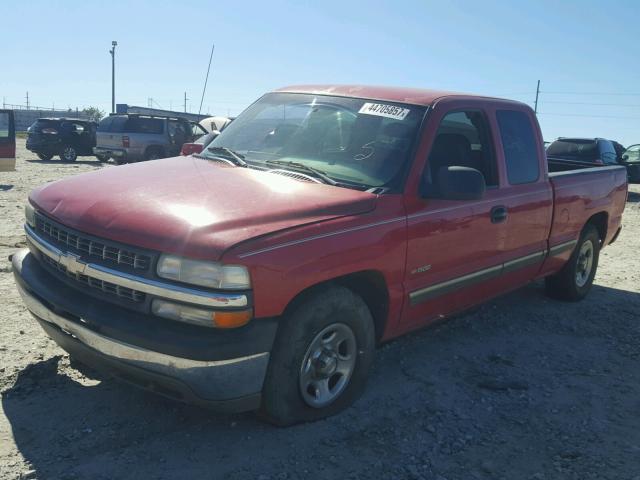 2GCEC19W521277874 - 2002 CHEVROLET SILVERADO BLUE photo 2