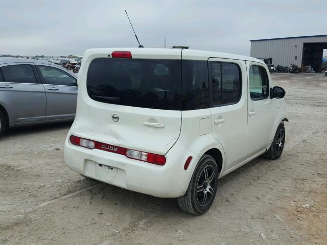 JN8AZ2KR8BT210353 - 2011 NISSAN CUBE BASE WHITE photo 4