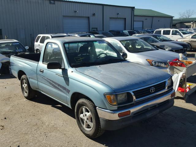 4TAUN41B1SZ013893 - 1995 TOYOTA TACOMA BLUE photo 1