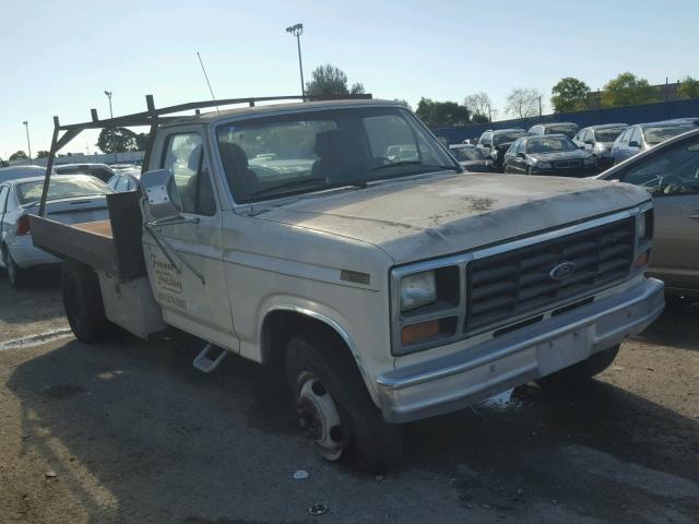 1FTHF2514GPA00342 - 1986 FORD F250 WHITE photo 1