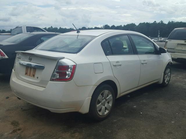 3N1AB6AP2CL706149 - 2012 NISSAN SENTRA 2.0 WHITE photo 4