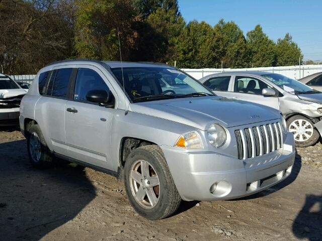 1J8FT47038D734837 - 2008 JEEP COMPASS SP SILVER photo 1