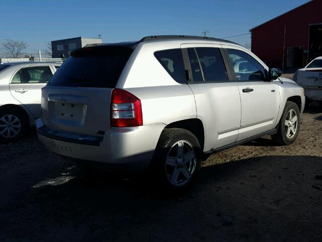 1J8FT47038D734837 - 2008 JEEP COMPASS SP SILVER photo 3