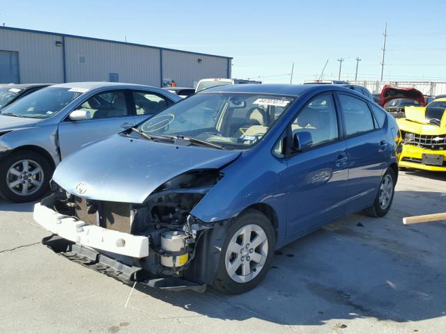 JTDKB20U640025914 - 2004 TOYOTA PRIUS BLUE photo 2