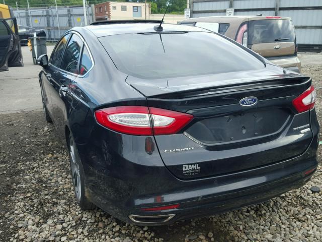 3FA6P0K95FR183279 - 2015 FORD FUSION TIT BLACK photo 3