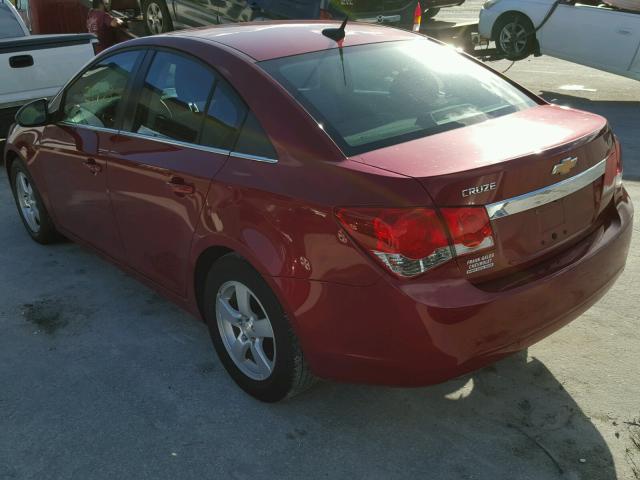 1G1PC5SB3E7348531 - 2014 CHEVROLET CRUZE LT RED photo 3