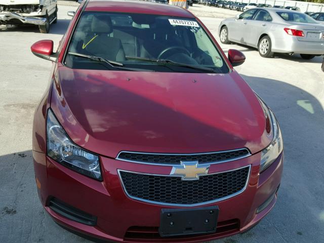 1G1PC5SB3E7348531 - 2014 CHEVROLET CRUZE LT RED photo 9