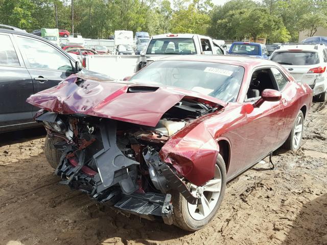 2C3CDZAG7HH548901 - 2017 DODGE CHALLENGER BURGUNDY photo 2