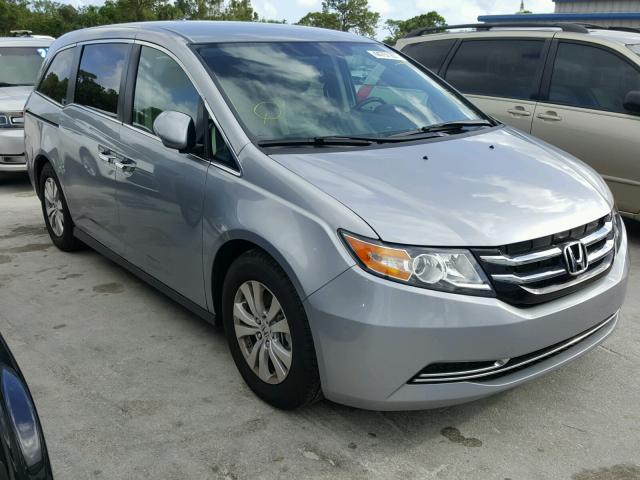 5FNRL5H40GB153850 - 2016 HONDA ODYSSEY EX SILVER photo 1