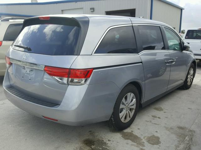 5FNRL5H40GB153850 - 2016 HONDA ODYSSEY EX SILVER photo 4