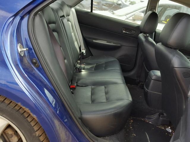 1YVHP80D655M37960 - 2005 MAZDA 6 S BLUE photo 6