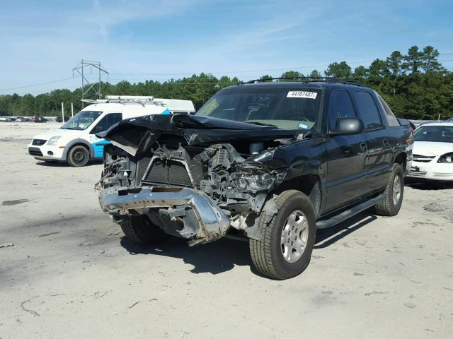 3GNEK12T04G168047 - 2004 CHEVROLET AVALANCHE BLACK photo 2