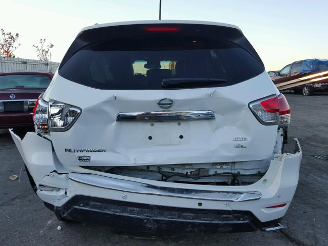 5N1AR2MM0EC636454 - 2014 NISSAN PATHFINDER WHITE photo 9