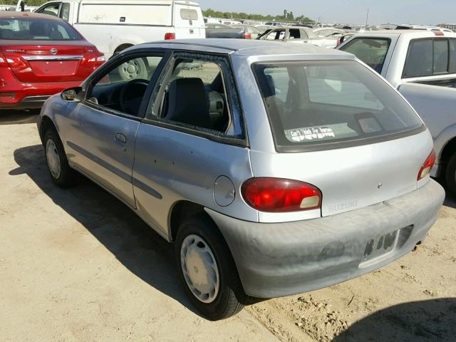 2S2AB21H316604462 - 2001 SUZUKI SWIFT BASE SILVER photo 3