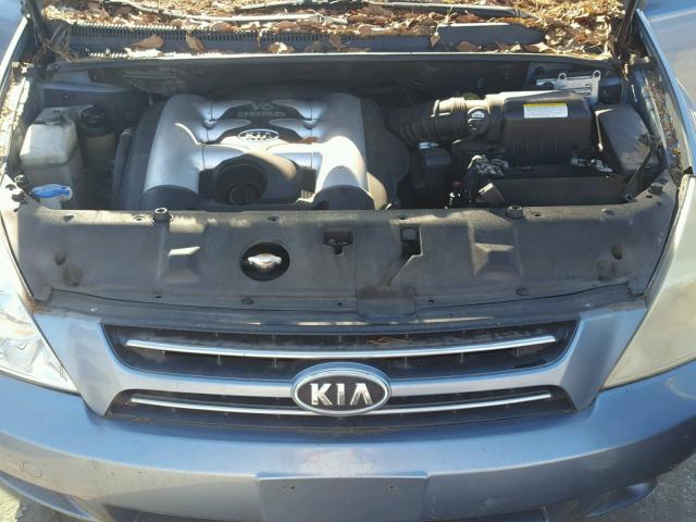 KNDMB233966047918 - 2006 KIA SEDONA EX BLUE photo 7