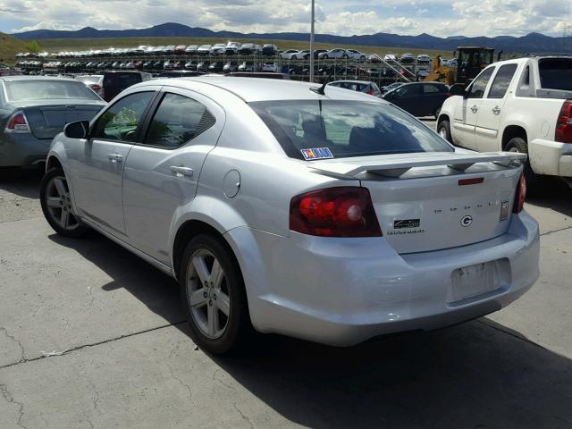 1B3BD1FB6BN560916 - 2011 DODGE AVENGER MA SILVER photo 3