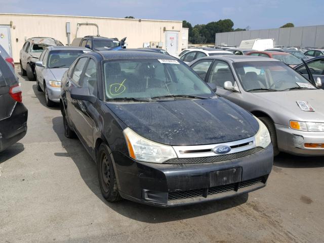 1FAHP34N18W216458 - 2008 FORD FOCUS S/SE BLACK photo 1