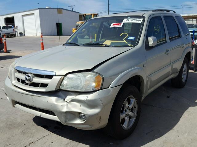 4F2YZ04196KM10613 - 2006 MAZDA TRIBUTE S BEIGE photo 2