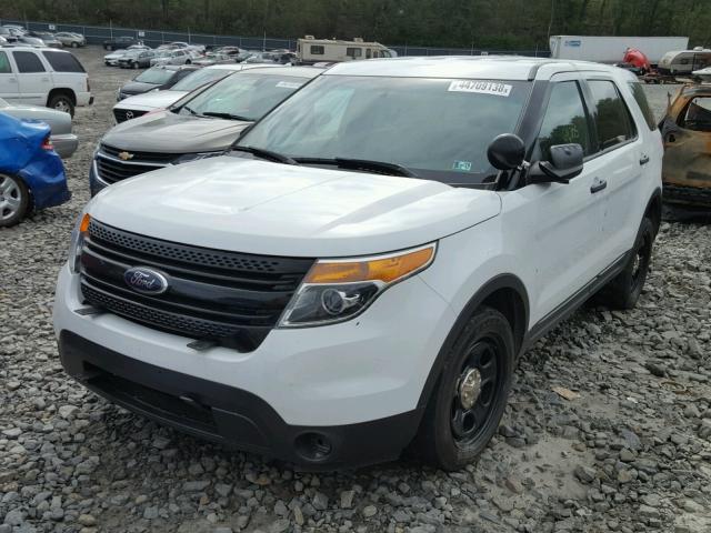 1FM5K8AR4EGC37855 - 2014 FORD EXPLORER P WHITE photo 2