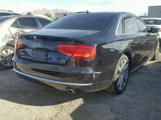 WAURMAFD8EN000881 - 2014 AUDI A8 L TDI 黑色 照片 4