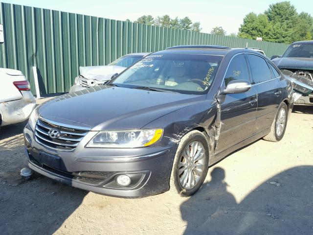 KMHFC4DF2BA532012 - 2011 HYUNDAI AZERA GLS GRAY photo 2