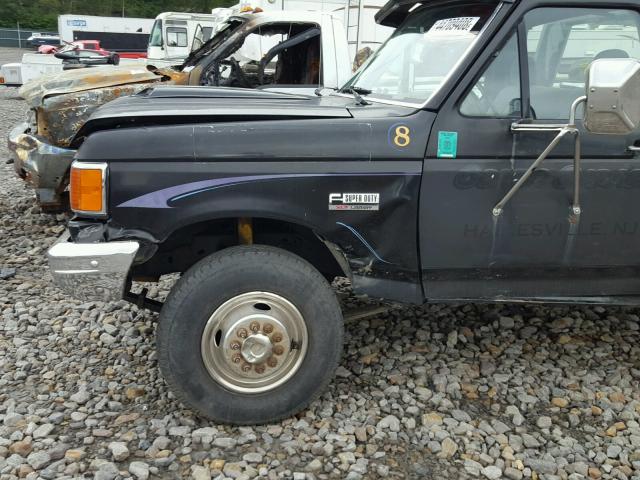 2FDLF47M3LCA60889 - 1990 FORD F SUPER DU BLACK photo 9