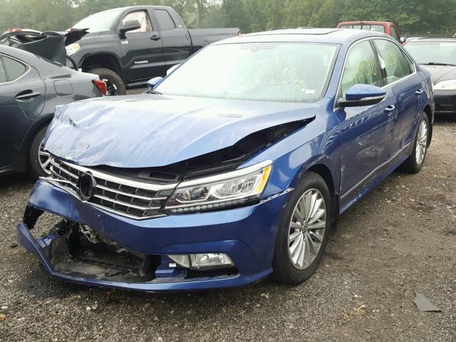 1VWBT7A37GC042897 - 2016 VOLKSWAGEN PASSAT SE BLUE photo 2