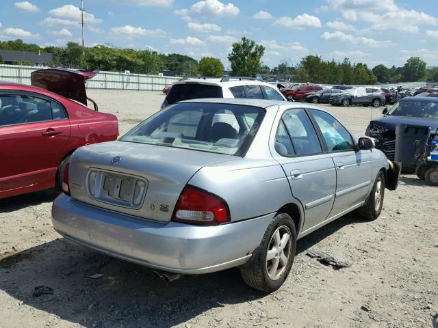 3N1AB51A93L734665 - 2003 NISSAN SENTRA SE- GRAY photo 4