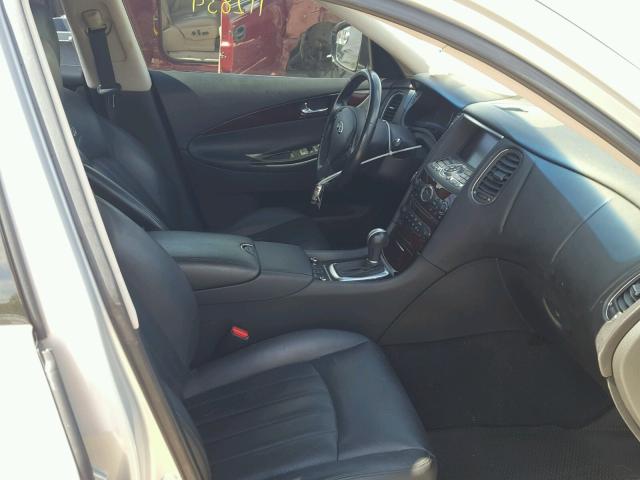 JN1AJ0HP5AM700015 - 2010 INFINITI EX35 BASE SILVER photo 5